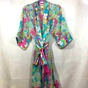 Delicates Sheer Floral Robe